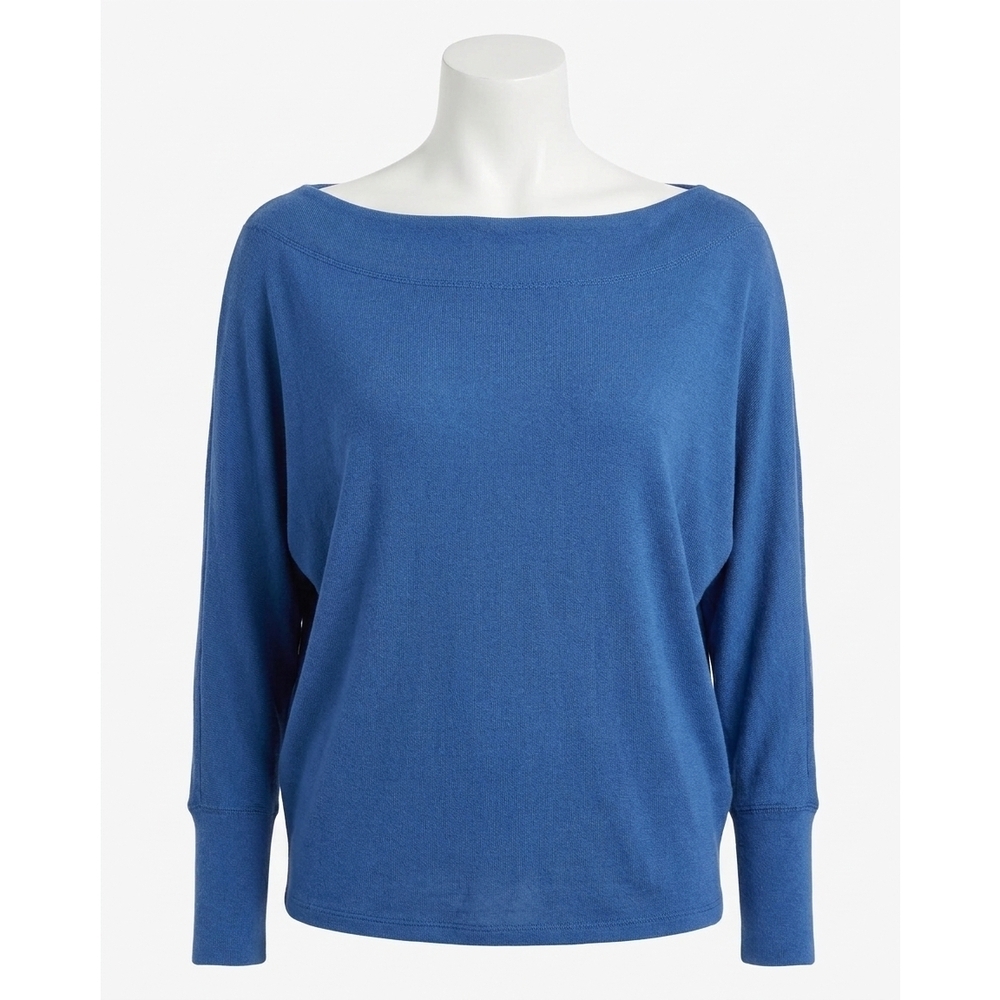 NEW SIX/FIFTY anywhere long sleeve top in berry blue
